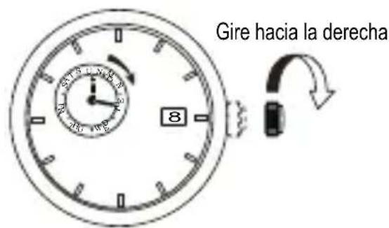 ORIENT Contemporary AL00001W - [Cómo ajustar el calendario] - 3