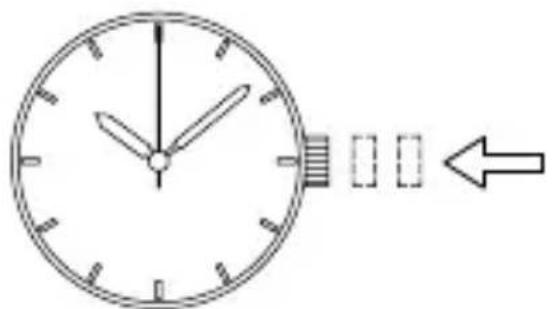 ORIENT Classic AK00001Y - [Cómo ajustar la hora] - 3