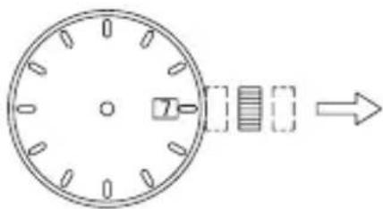 ORIENT Classic AG00003B - ◆ CÓMO AJUSTAR LA HORA Y EL CALENDARIO [AC(F67)] - 2