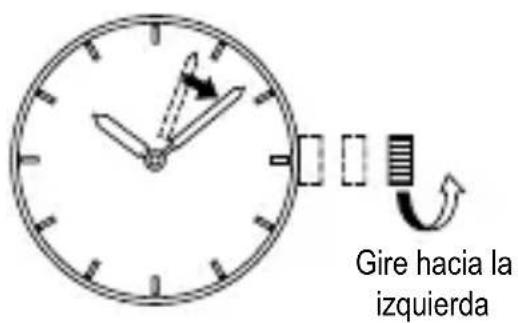 ORIENT Sports AF03003T - ◆ CÓMO AJUSTAR LA HORA Y EL CALENDARIO [Cómo ajustar la hora] - 2