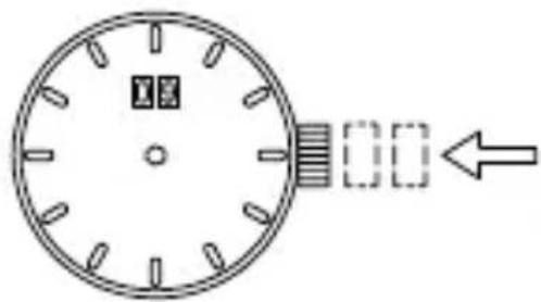 ORIENT Sports TW04007D - ♦ AJUSTE DE LA HORA Y DE LA POSICIÓN DE LAS MANECILLAS DEL CRONÓMETRO (Manecillas para la indicación de la hora y del cronómetro) - 10