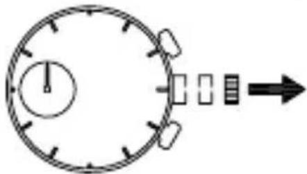 ORIENT Sports TW04003B - ◆ SETTING THE TIME AND ADJUSTING THE STOPWATCH HAND POSITION (Hands for time display and stopwatch hands) - 2