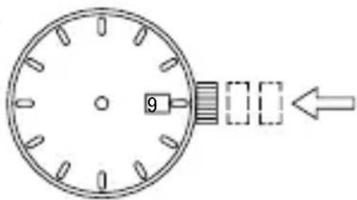 ORIENT Sports TT15002D - ■ Forma de ajustar la hora - 6