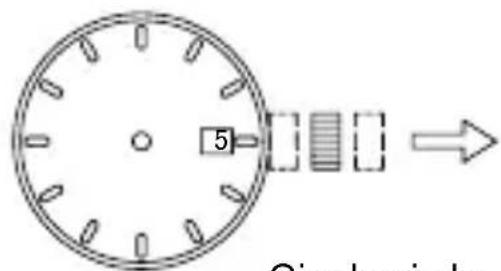 ORIENT Sports TT15002D - ■ Forma de ajustar la hora - 4