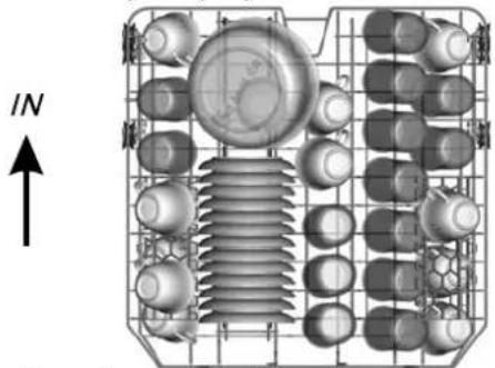 Campomatic DW911EB - Loading the Upper Basket - 1