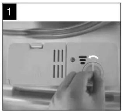 Campomatic DW911EB - When to Refill the Rinse Aid Dispenser - 2