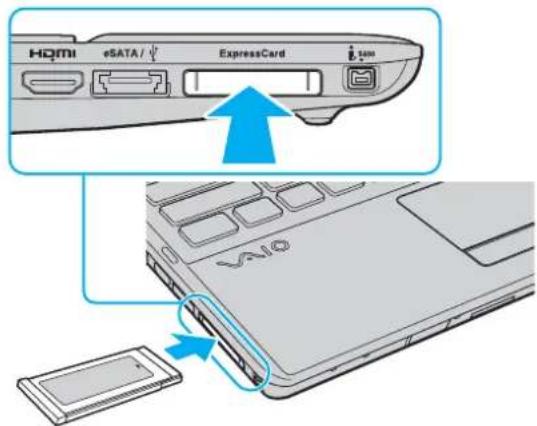 SONY Vaio VPCF11C5E - Using the ExpressCard Module - 1