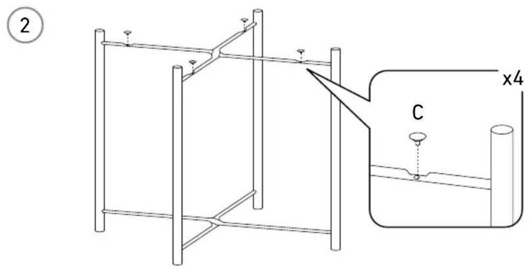 Rusta Milton - Tray table / Brickbord / Brettbord / Beistelltisch Milton - 3