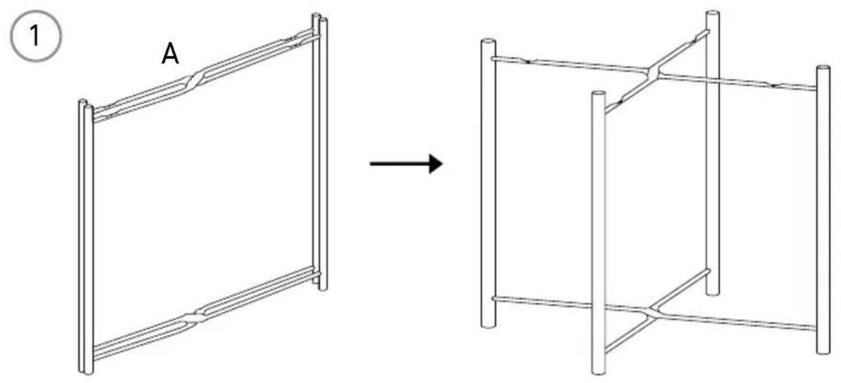 Rusta Milton - Tray table / Brickbord / Brettbord / Beistelltisch Milton - 2