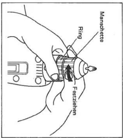 Manschette Ring Festziehen
