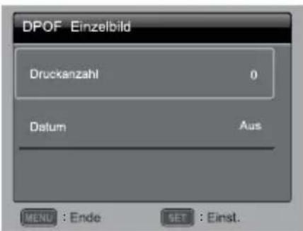 Maginon SW 140 - DPOF-Einstellungen - 4