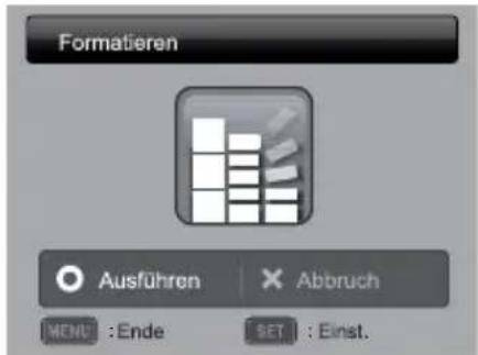 Maginon SW 140 - Formatieren einer Speicherkarte oder des internen Speichers - 2