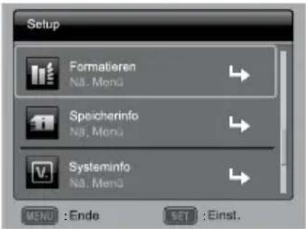 Maginon SW 140 - Formatieren einer Speicherkarte oder des internen Speichers - 1