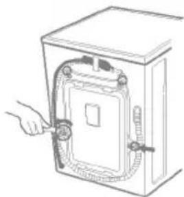 LG WD-16225FD - ■ Abnehmen der Transportsicherungsschrauben - 3