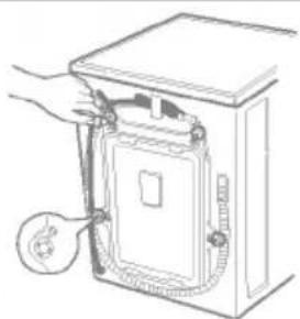 LG WD-16225FD - ■ Abnehmen der Transportsicherungsschrauben - 6