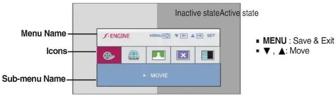 LG W2386V-PF - On Screen Display(OSD) Selection and Adjustment - 1