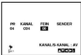 PR KANAL FEIN SENDER 04 C04 00 KANAL/S-KANAL : AV #21 A#4#1