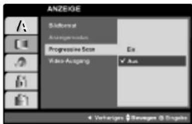 ANZEIGE S-Editorial Astergebnis Progressive Scan Video-Augang Aus