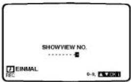 SHOWVIEW NO. EINMAL FEC 0-5, ▲ 12.1