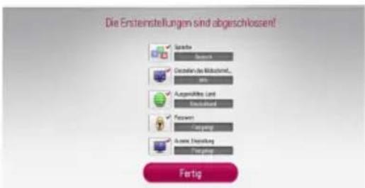 LG RH735C - Schritt 6. Einstellungen sind abgeschlossen - 1