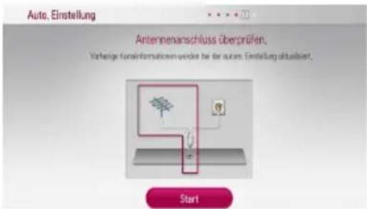 LG RH735C - Schritt 5. Automatische Sendereinstellung - 2