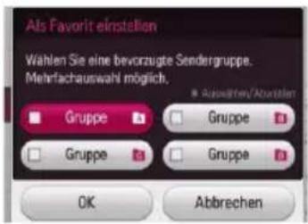 LG RH735C - Lieblingsprogramme einstellen - 2