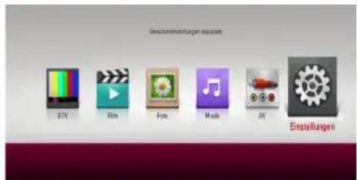 LG RH735C - Konfigurationseinstellungen - 1