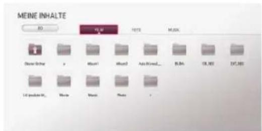 LG RH735C - Wiedergabe von Dateien auf angeschlossenen Geräten - 2