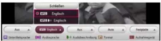 LG RH735C - Auswahl der DTV-Sprache - 1