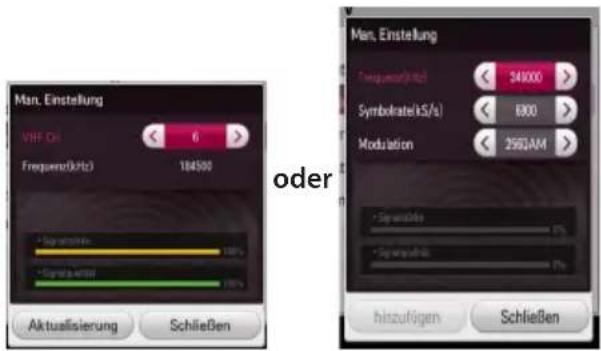 LG RH735C - Manuelle Sendersuche (Manuelle Sendereinst.) - 1