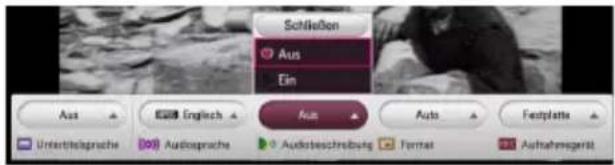 LG RH735C - Auswahl der Audiobeschreibung - 1