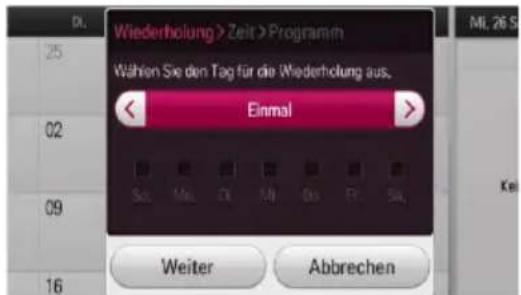 LG RH735C - Timer-Aufnahme (Programmvorschau) - 3