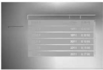 LG RH4840S - Verwenden der Titelliste - 1