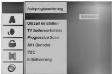 LG RH4840S - Kanaleinstellung (Program Edit) - 1