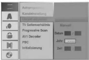 LG RH4840S - Automatisches Einstellen der Uhrzeit - 1