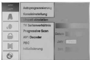 LG RH4840S - Manuelles Einstellen der Uhrzeit - 1