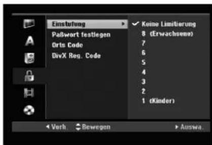 LG RH256B - Kindersicherung - 1