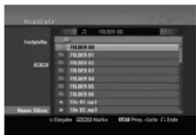 LG RH256B - Wiedergabe von Audio-CDs oder MP3/WMA-Dateien - 2