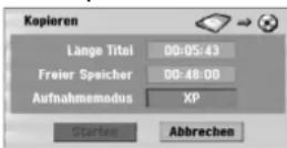 LG RH256B - Mehrere Titel auf der Festplatte auswählen - 2