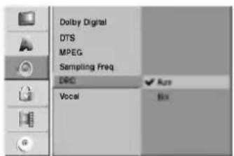 Dolby Digital DTS MPEG Sampling Freq DVQ Vocal Run Box