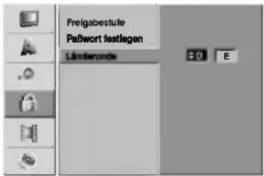 Freigabestufe Paßwort festlegen Lindencode E0 E