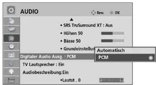 LG 42LH3010.BEU - AUSWAHL VON „DIGITAL AUDIO OUT“ - 2