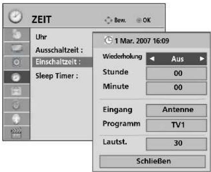 LG 42LH3010.BEU - AUTOMATISCHE TIMER-EINSTELLUNG EIN/AUS - 3