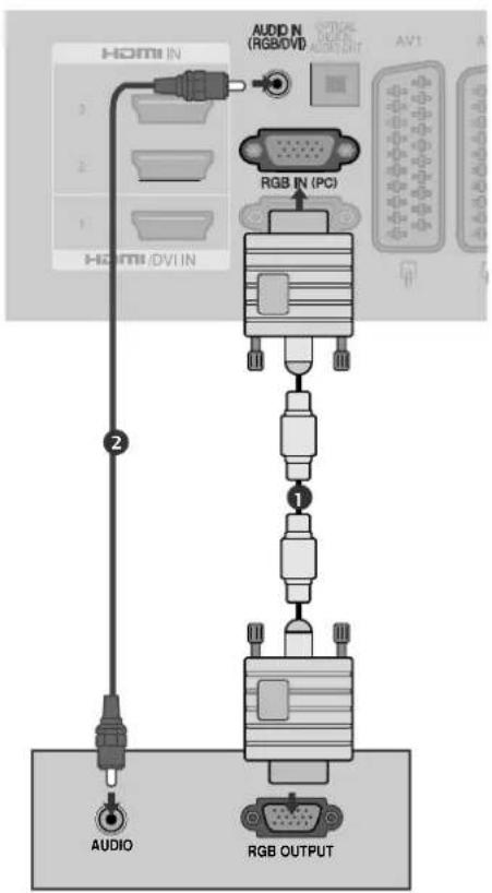 LG 42LH3010.BEU - Bei Anschluss über ein D-Sub-15-Pin-Kabel - 1
