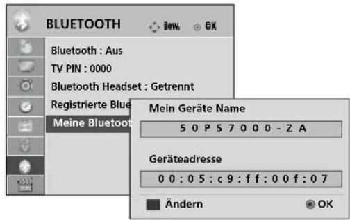 LG 42LH3010.BEU - EIGENE BLUETOOTH-INFORMATIONEN - 3
