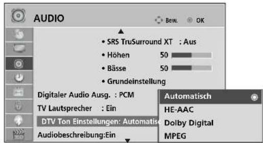 LG 42LH3010.BEU - DTV-AUDIOEINSTELLUNG (NUR IM DIGITALMODUS) - 2