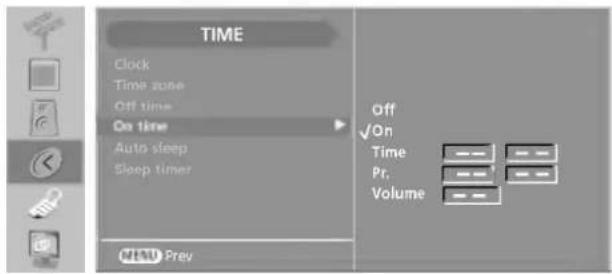 LG 37LP1DA - On/Off Time - 1