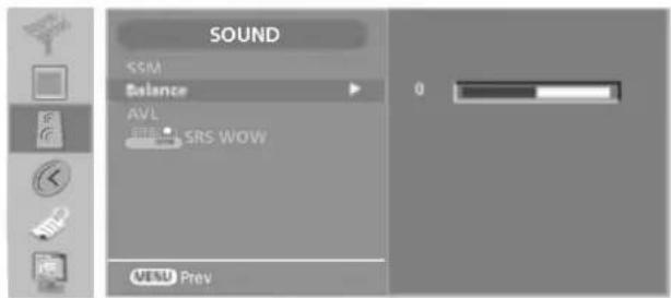 LG 37LP1DA - Balance Adjustment - 1