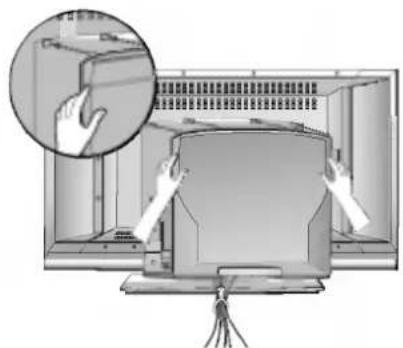 LG 37LP1DA - How to use back cover - 3