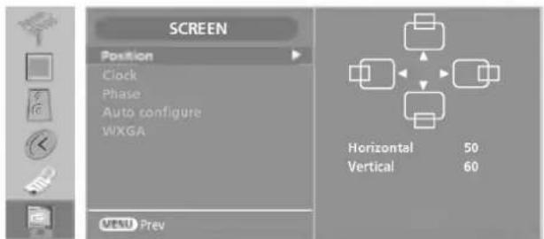 LG 37LP1DA - Screen Menu Options - 1
